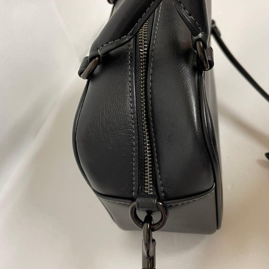 COACH サッチェルクロスボディ 2way ブラックレザー CT776 ST - メルカリ