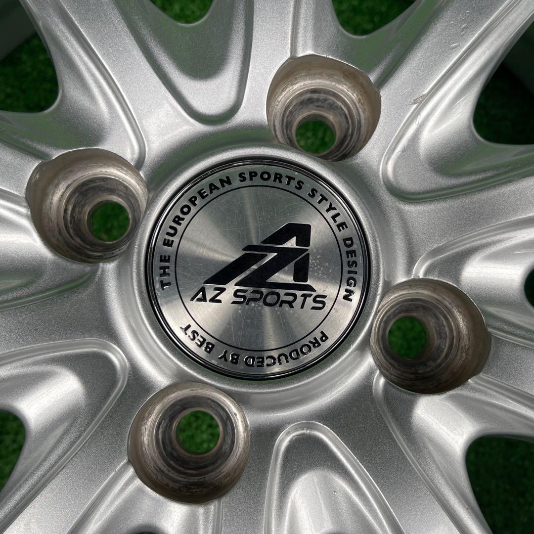 AZ SPORTS 14x4.5J +43 4H 100 4本 アルミホイール - メルカリ