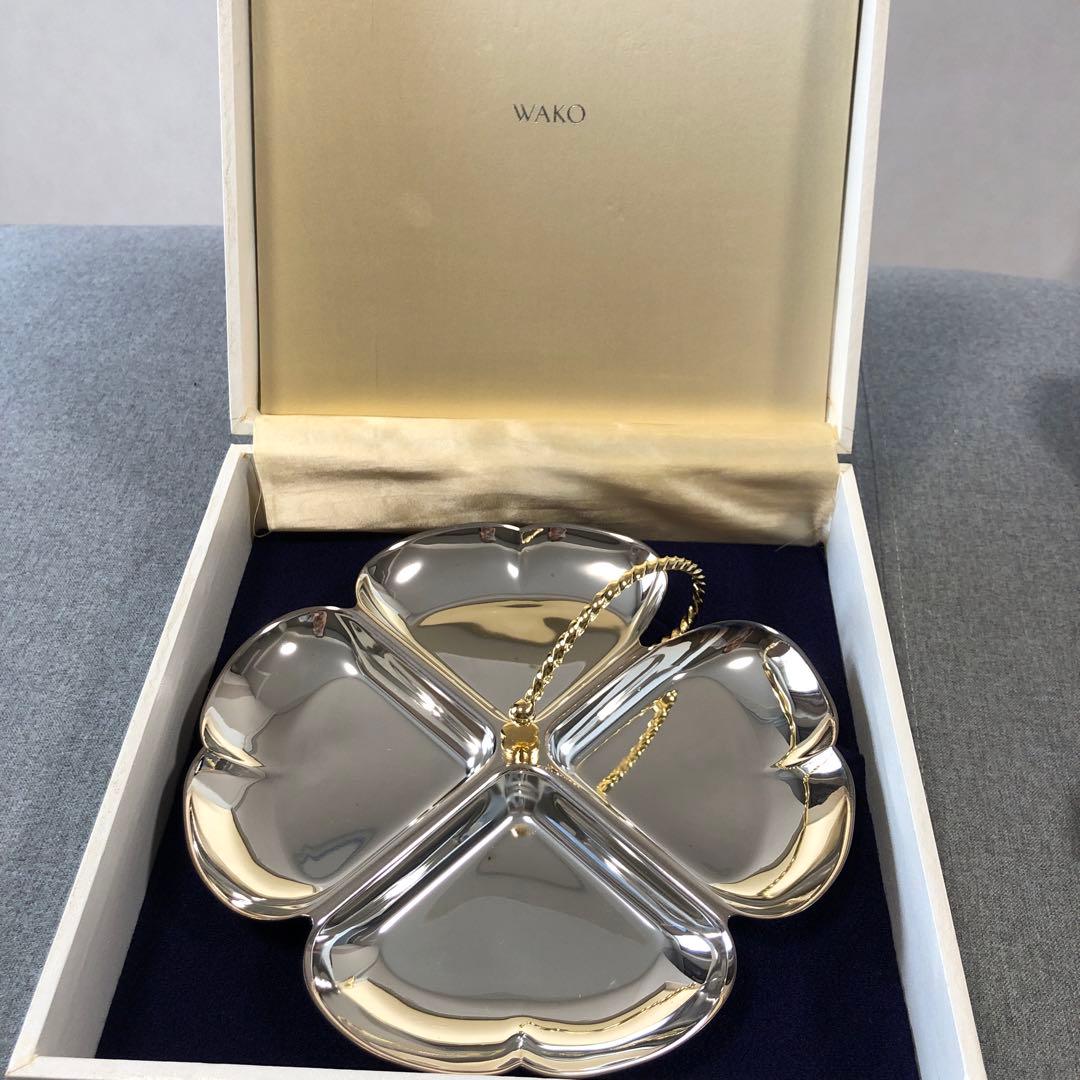 銀座和光WAKOシルバートレイ - メルカリ
