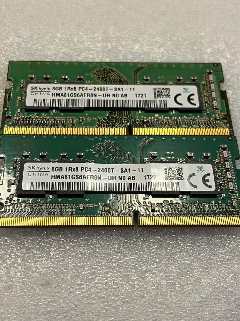 S2 SKhynix 8GB２枚　16GB PC4 BIOSチェック✅ S2 SKhynix 8GB2枚 16GB PC4 BIOSチェック✓ 人気 (BIOS確認済み