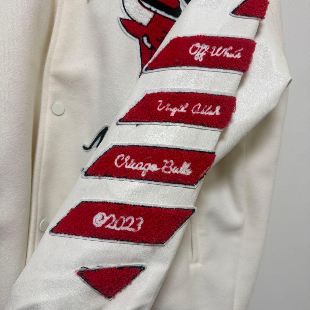 Off-White Chicago Bulls スタジャン サイズ50 - メルカリ