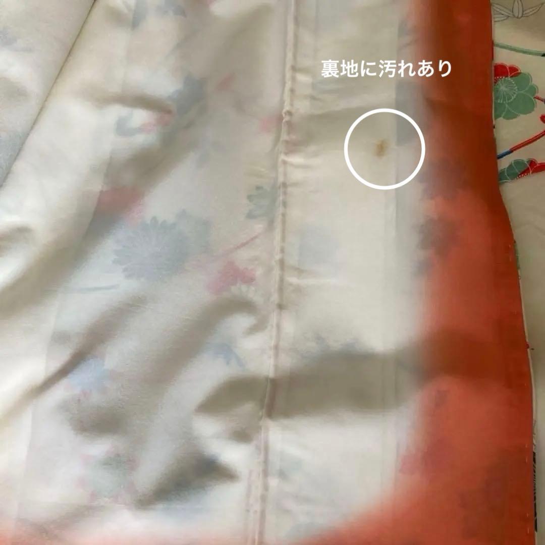 しつけ糸付き新品 小振袖 菊花小紋 単品 洗える着物 - メルカリ