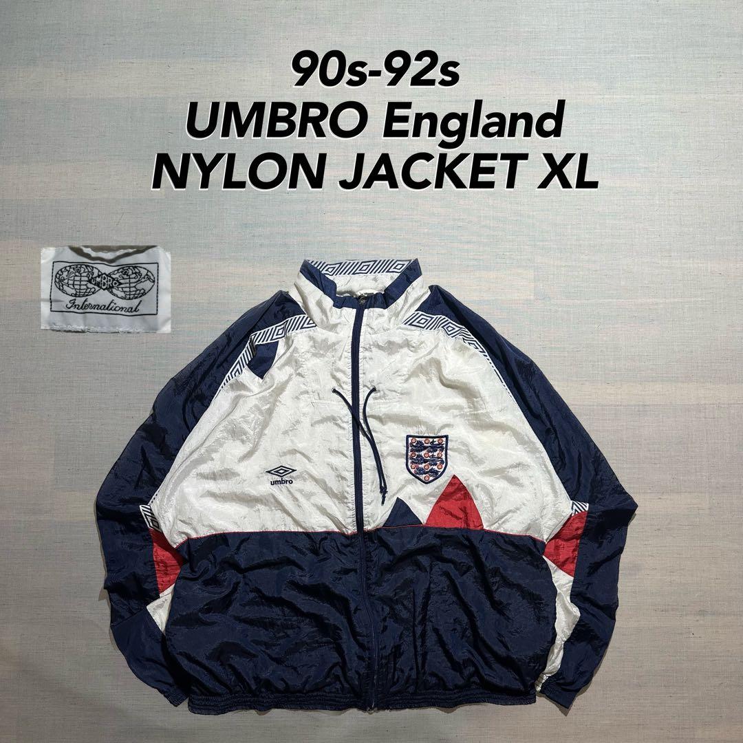 90-92 UMBRO イングランド代表 ナイロンジャケット XL Y2K - メルカリ