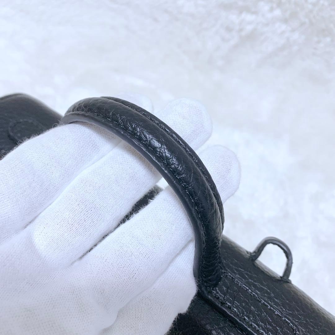 みん様専用】極美品♪ CAFUNÉ スタンスウォレット ブラック シボ革