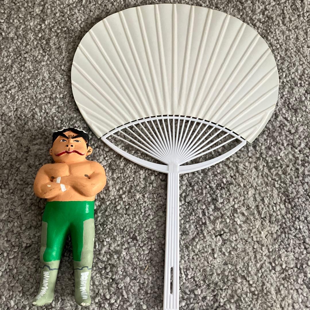 三沢光晴 像とうちわ プロレス