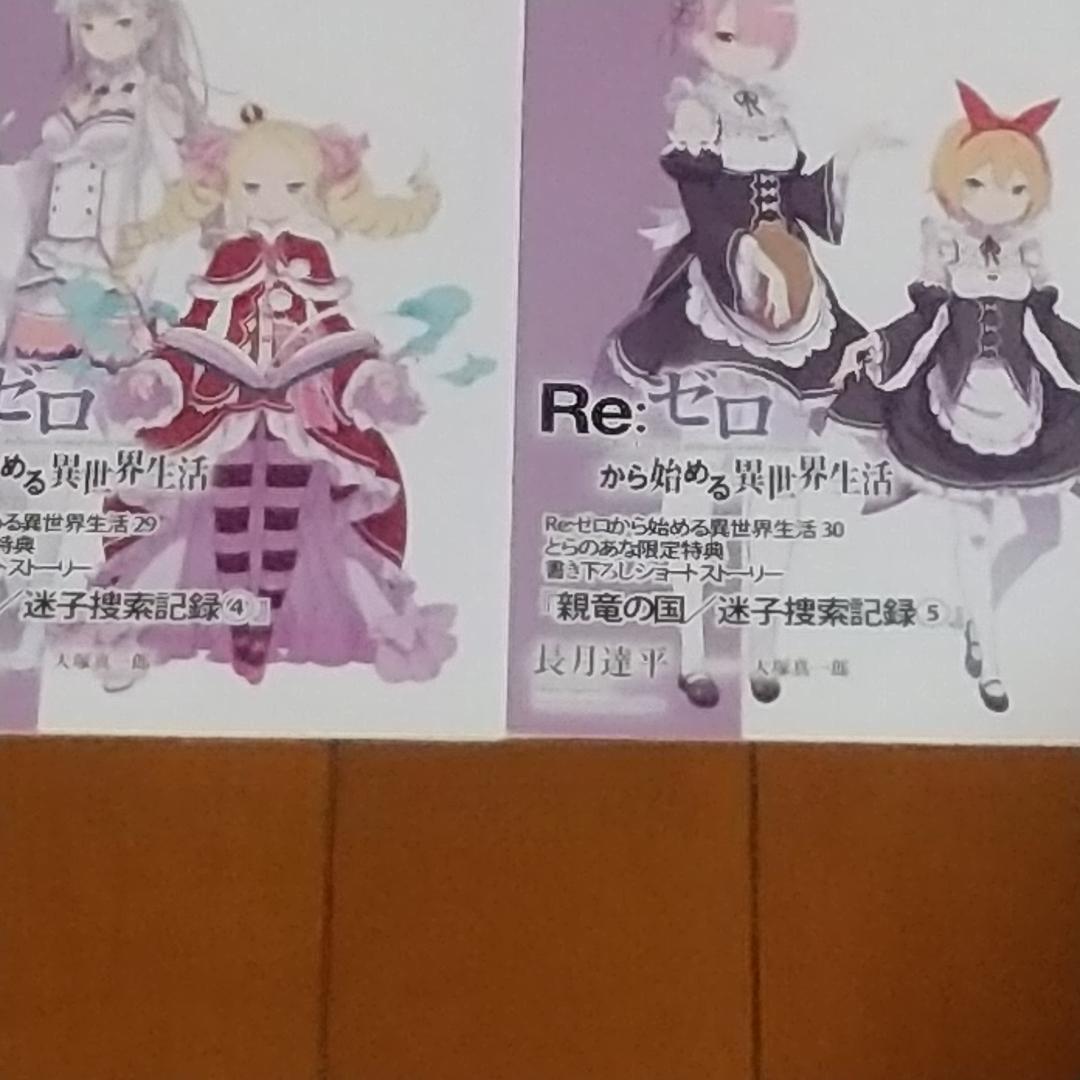 Re：ゼロから始める異世界生活 とらのあな特典 親竜の国 迷子捜索記録セット