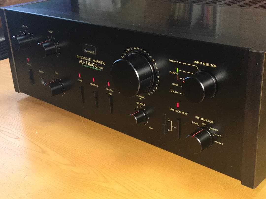 調整済　山水　Sansui　AU-D607G　Extra　プリメインアンプ AU-D607G EXTRA SANSUI - 中古オーディオ 高価買取・販売 ハイファイ堂
