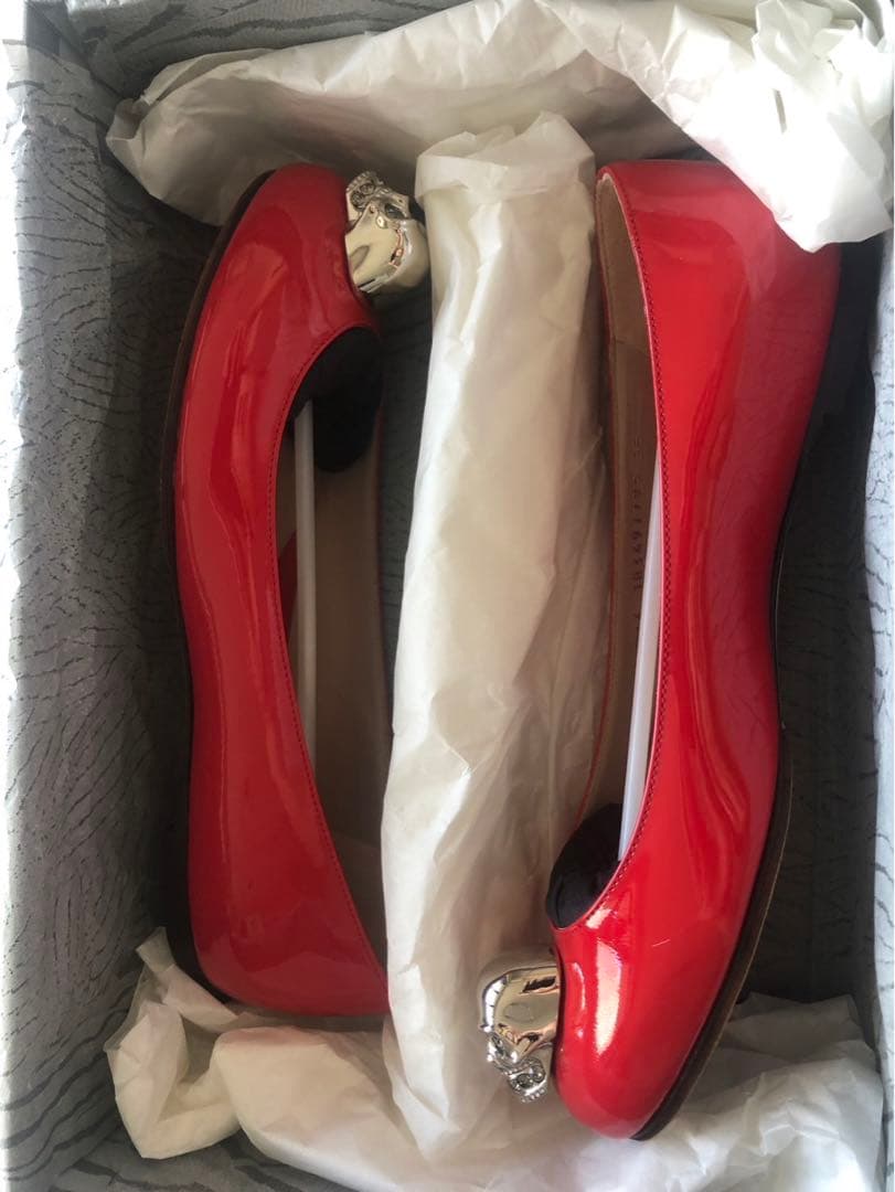 ALEXANDER McQUEEN フラットシューズ スカル マックイーン