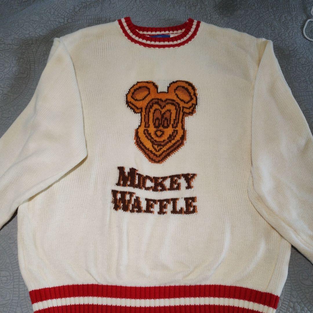 Tokyo Disney Resort ミッキーワッフルニットセーター Lサイズ - メルカリ