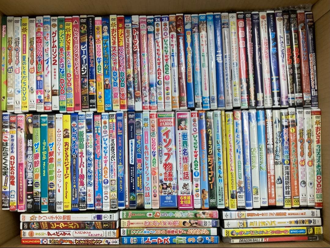 H5C800☆子供向けアニメDVDまとめ売り 約100枚