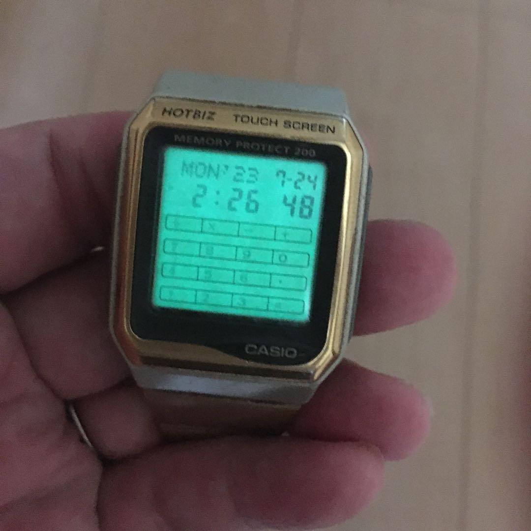 中古動品◇VDB-3000◇カシオ ホットビズ タッチスクリーン◇金銀コンビ