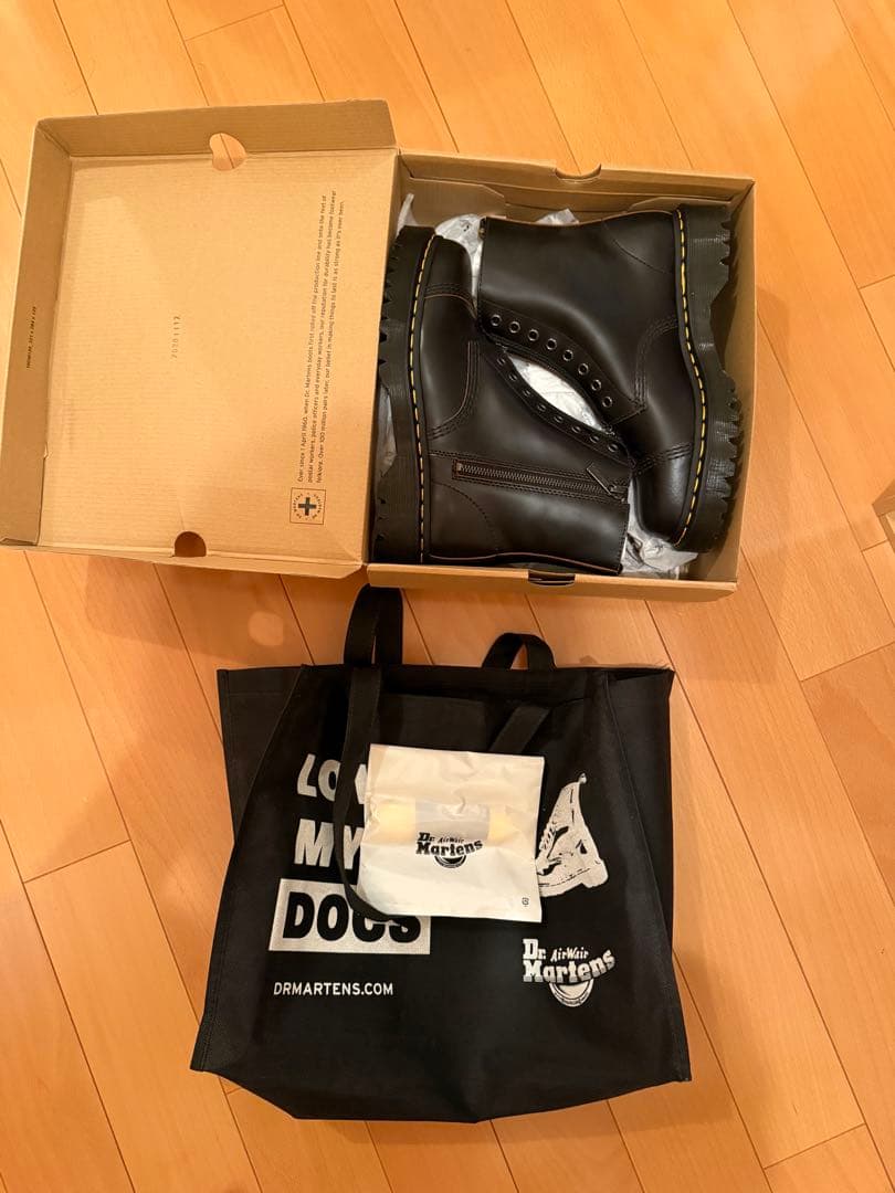 Dr. Martens 1460 BEX LL BLACK8ホール 27.0cm
