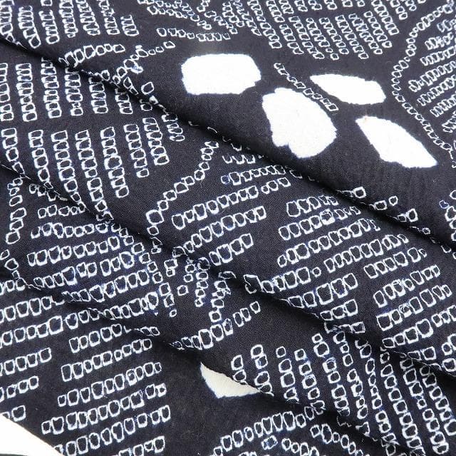 専用Y3488◇有松鳴海絞り 背・居敷当て付 ゆったりサイズ 高級浴衣 夏着物