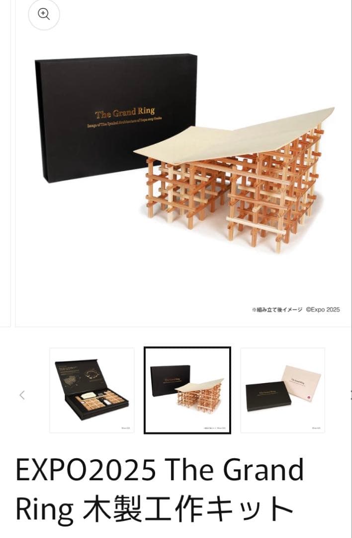 万博】EXPO2025 The Grand Ring 木製工作キット - メルカリ