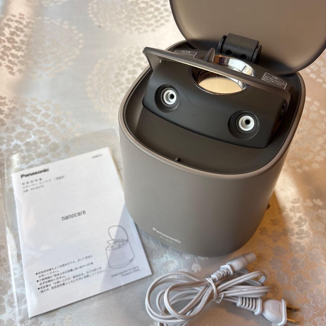 パナソニック スチーマー ナノケア 濃密ダブルスチームグレージュ EH
