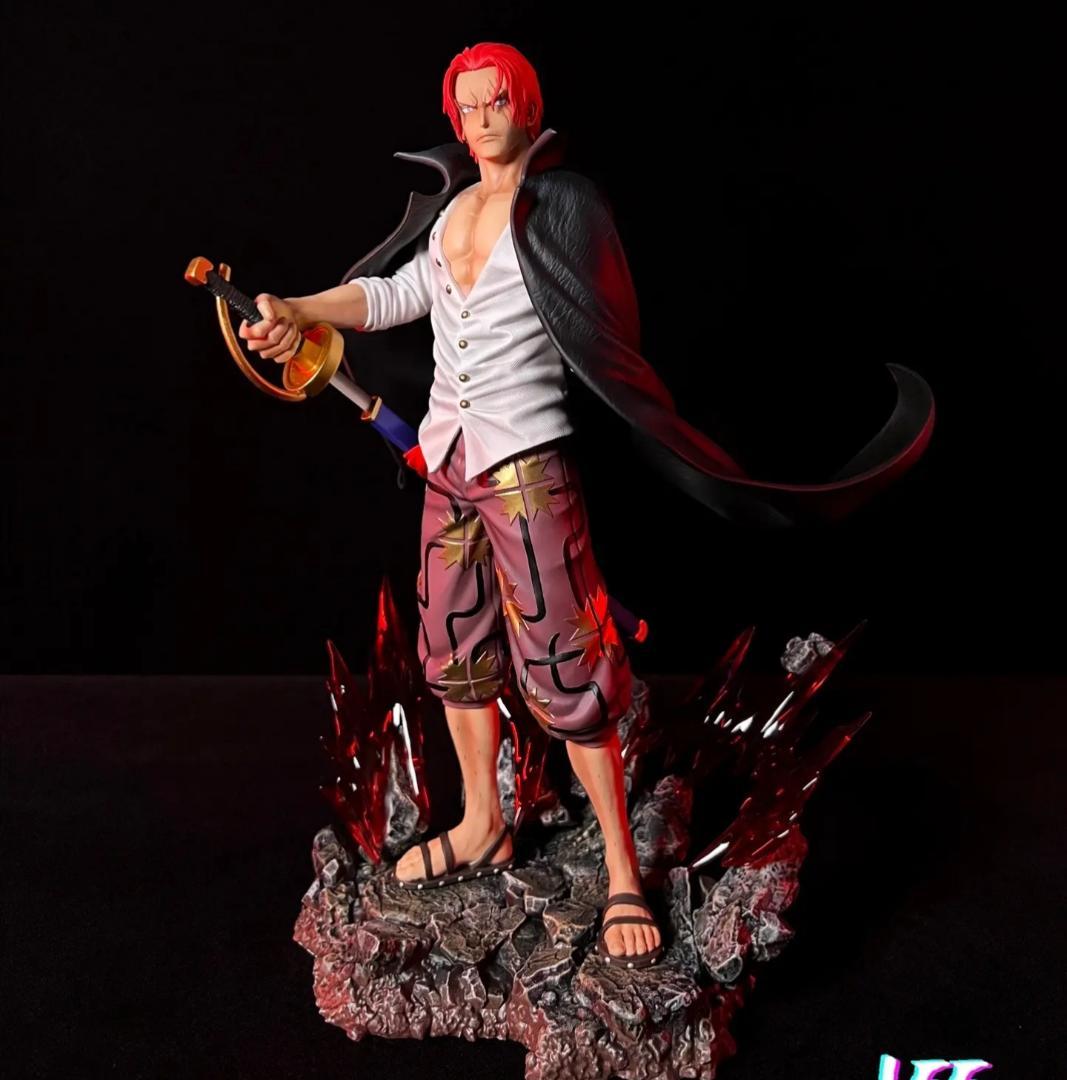 ワンピース 新四皇 赤髪のシャンクス フィギュア ガレージキット 塗装