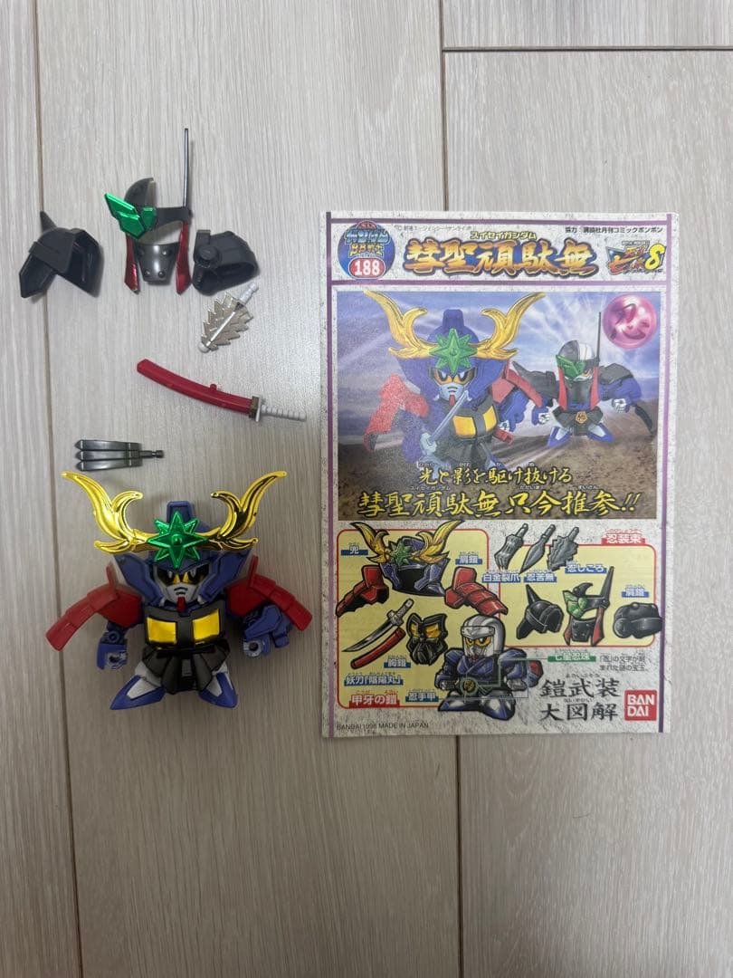 新SD戦国伝 天星七人衆 10体セット 組み立て 墨入れ済み 説明書有