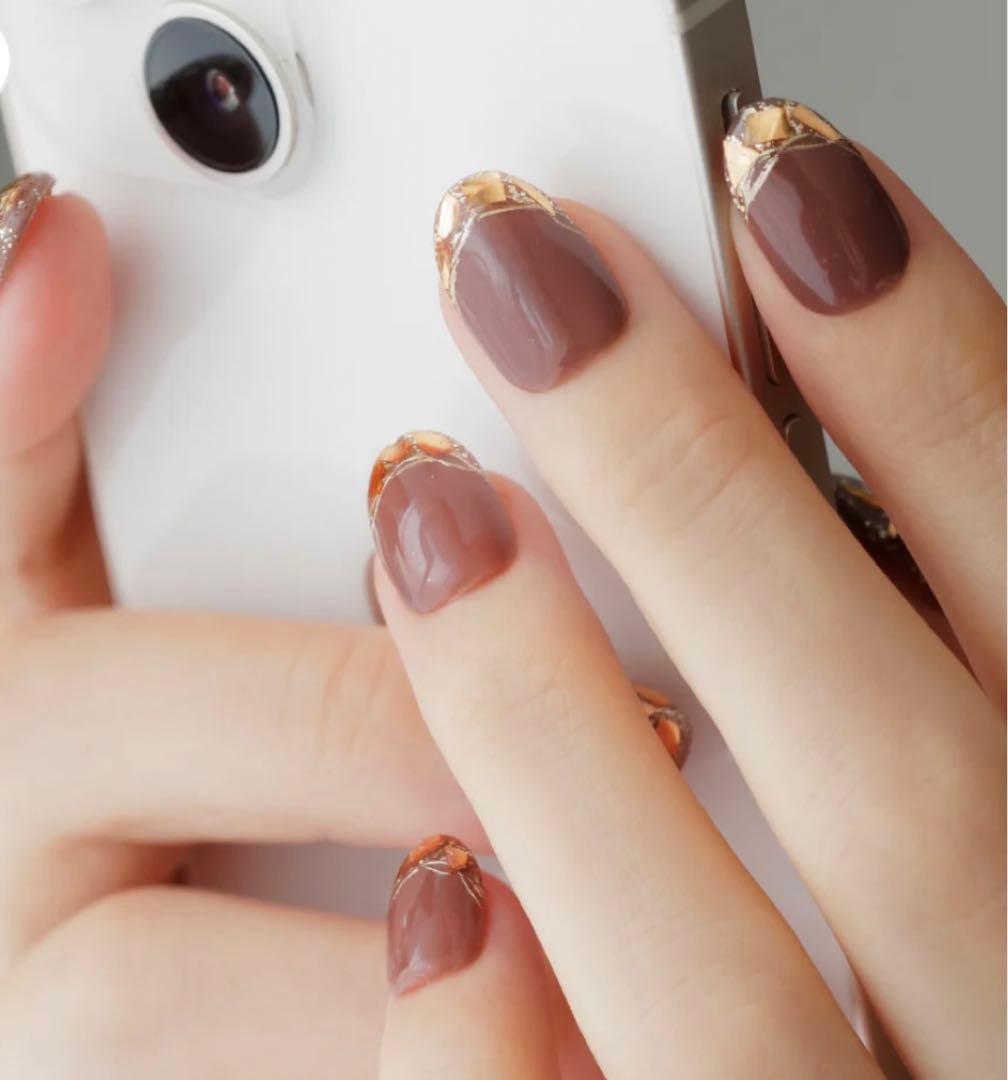 エバーネイル ネイルチップ ガラスフレンチ - メルカリ