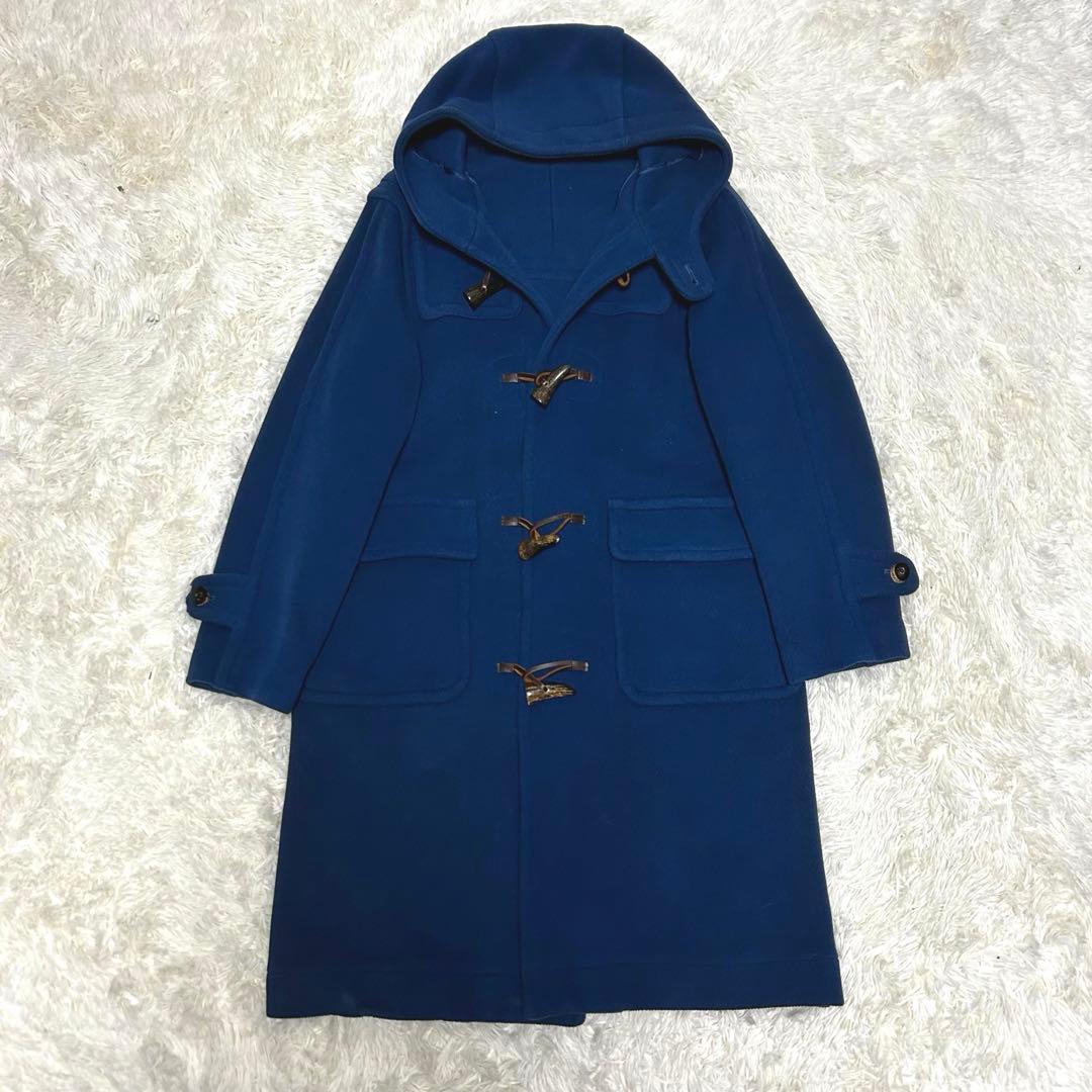 希少カラー　ムーアブルック　ヘリンボーン　ロングダッフルコート　丈100cm超 希少カラー ムーアブルック ヘリンボーン ロングダッフルコート 丈