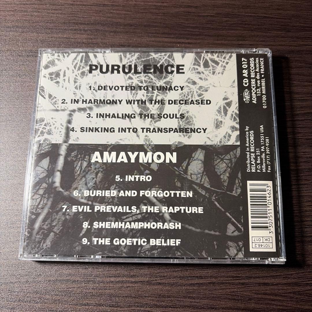 Purulence /Amaymon/split cd