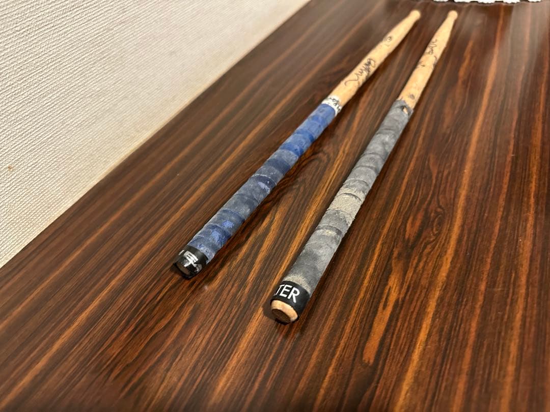 ゼブラヘッド ZEBRAHEAD サイン入り ドラムスティック 2本セット