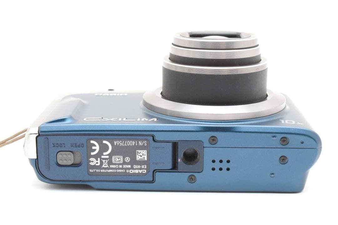 カシオ CASIO EXILIM EX-H10 ブルー ＃A424 - メルカリ