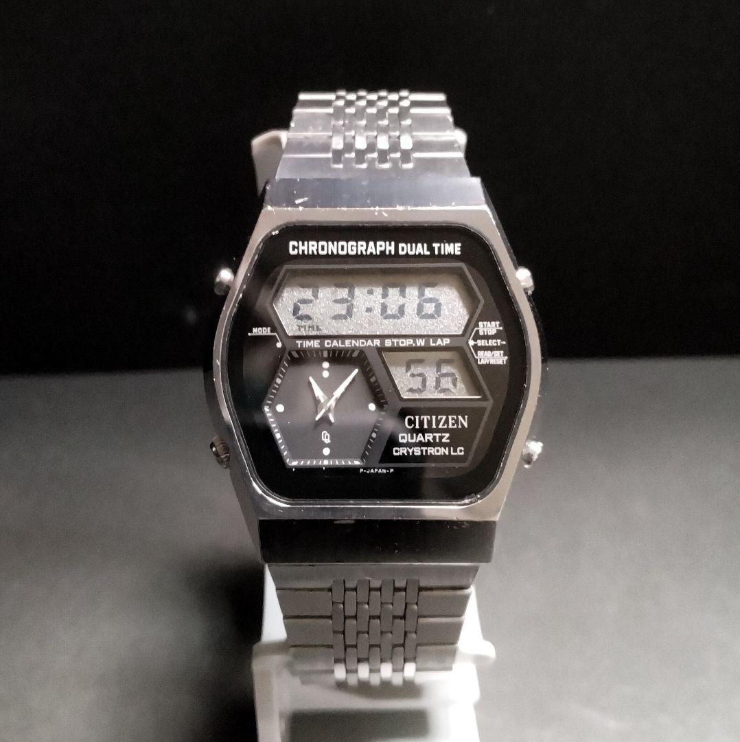美品！！70's VTG】シチズン クォーツ デジアナ 1st model