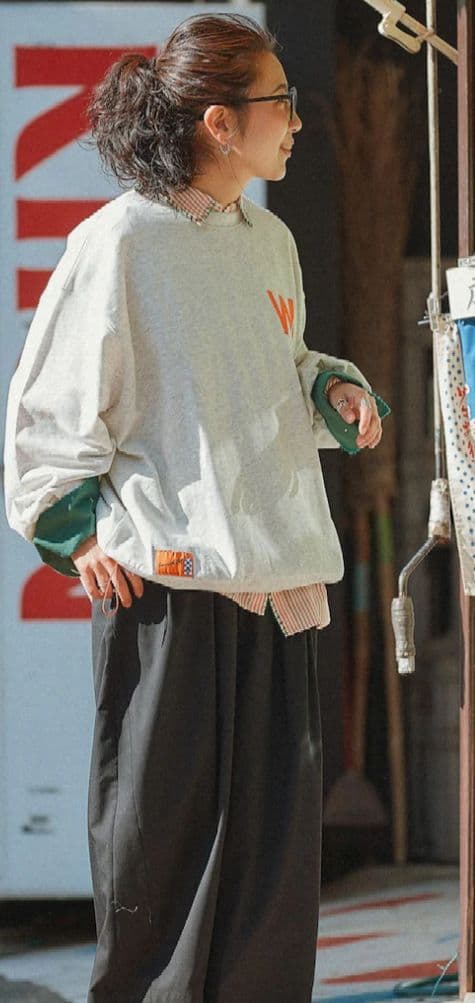 完売ニコアンド be with M Misayo 2WAY オシャプルオーバー - メルカリ