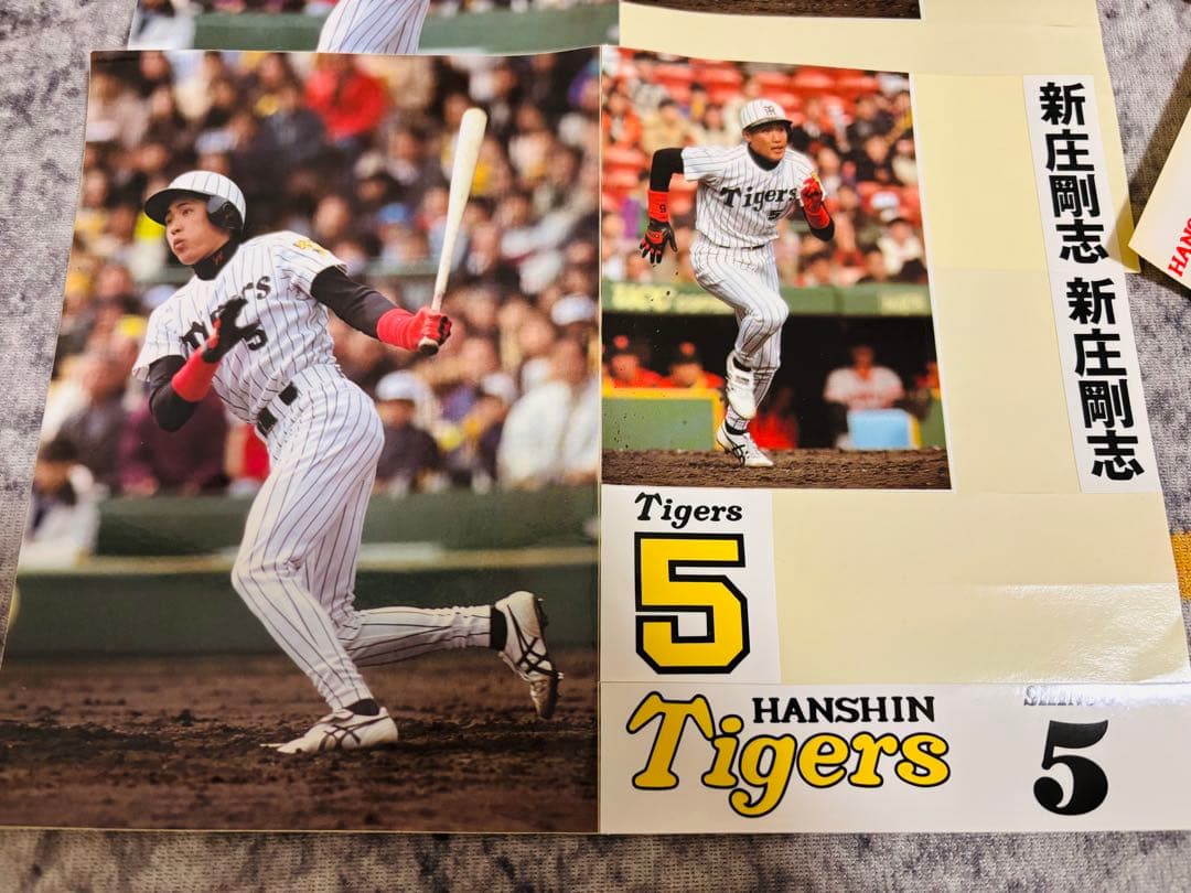 貴重品】新庄剛志選手✨阪神タイガース 背番号5 記念ステッカーセット