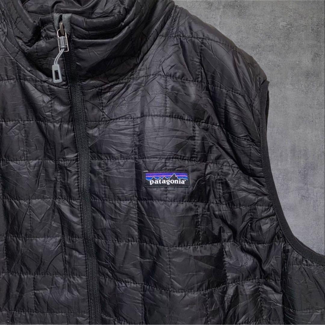 w887】Patagonia ナノパフ ベスト プリマロフト ブラック テック