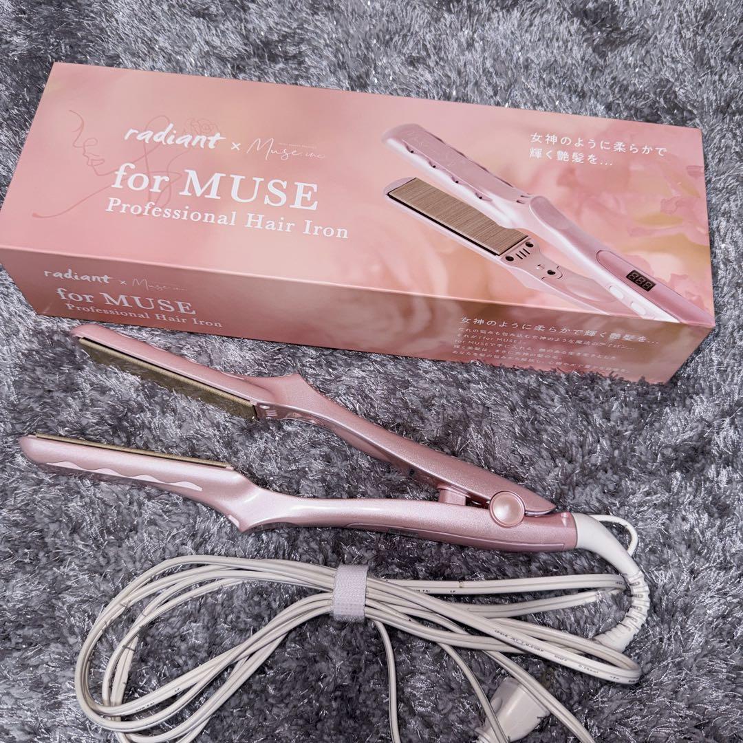 radiant （ラディアント） 28mm ピンクLM125 MUSE radiant（ラディアント） ピンク LM125MUSE ヘアアイロン シルク