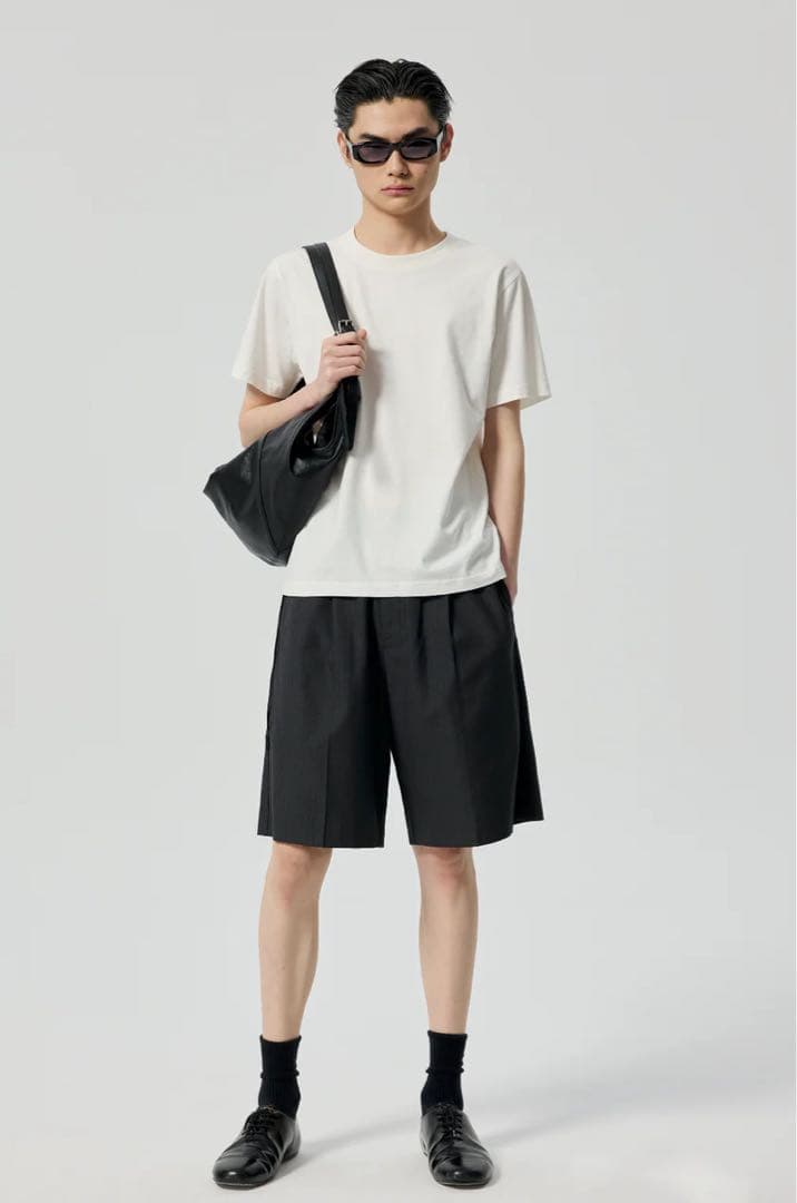 Simple Project レザー ショルダーバッグ モード Y2K