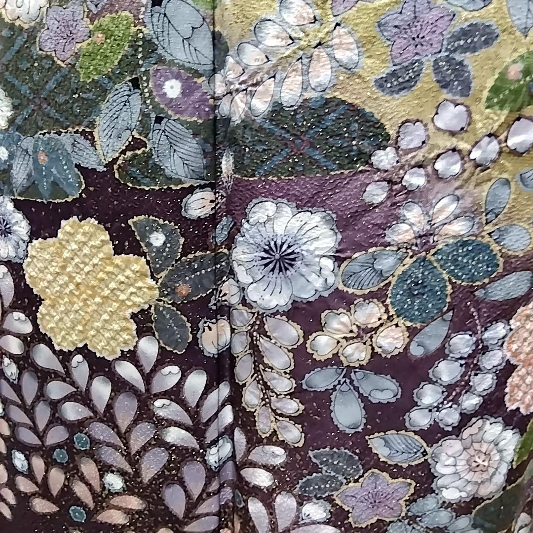 辻ケ花 辻が花 金通し 絞り 辻ヶ花 セット 訪問着 染め分け 袋帯