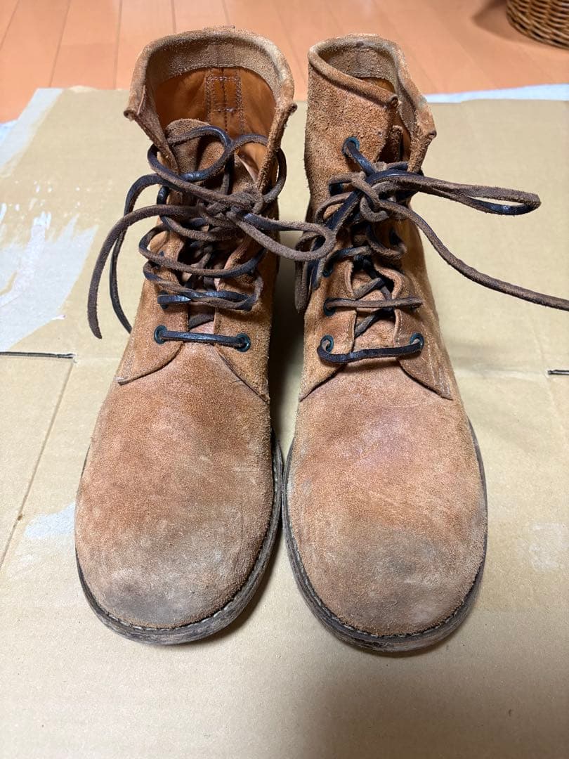 本人期　初期 C DIEM カルペディエム スエード　ブーツ　42 C DIEM（カルペディエム） Carpe diem S52M 6ホール ホースレザー