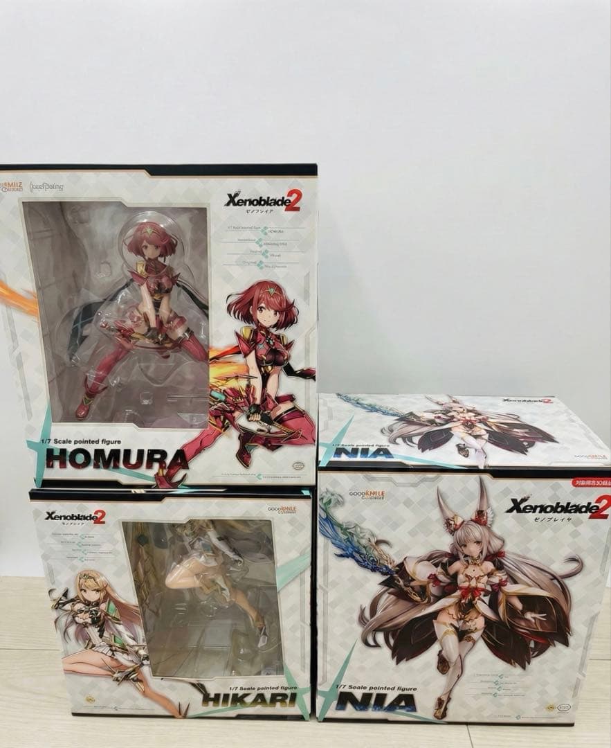 ゼノブレイド2 ホムラ　ヒカリ　ニア　セット　新品未開封 ゼノブレイド2 ホムラ ヒカリ ニア フィギュア 3体セット 正規品