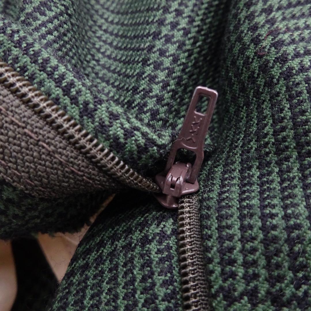 イタリア製赤タグ ブリオーニ Romaダブルスーツグレンチェックグリーン