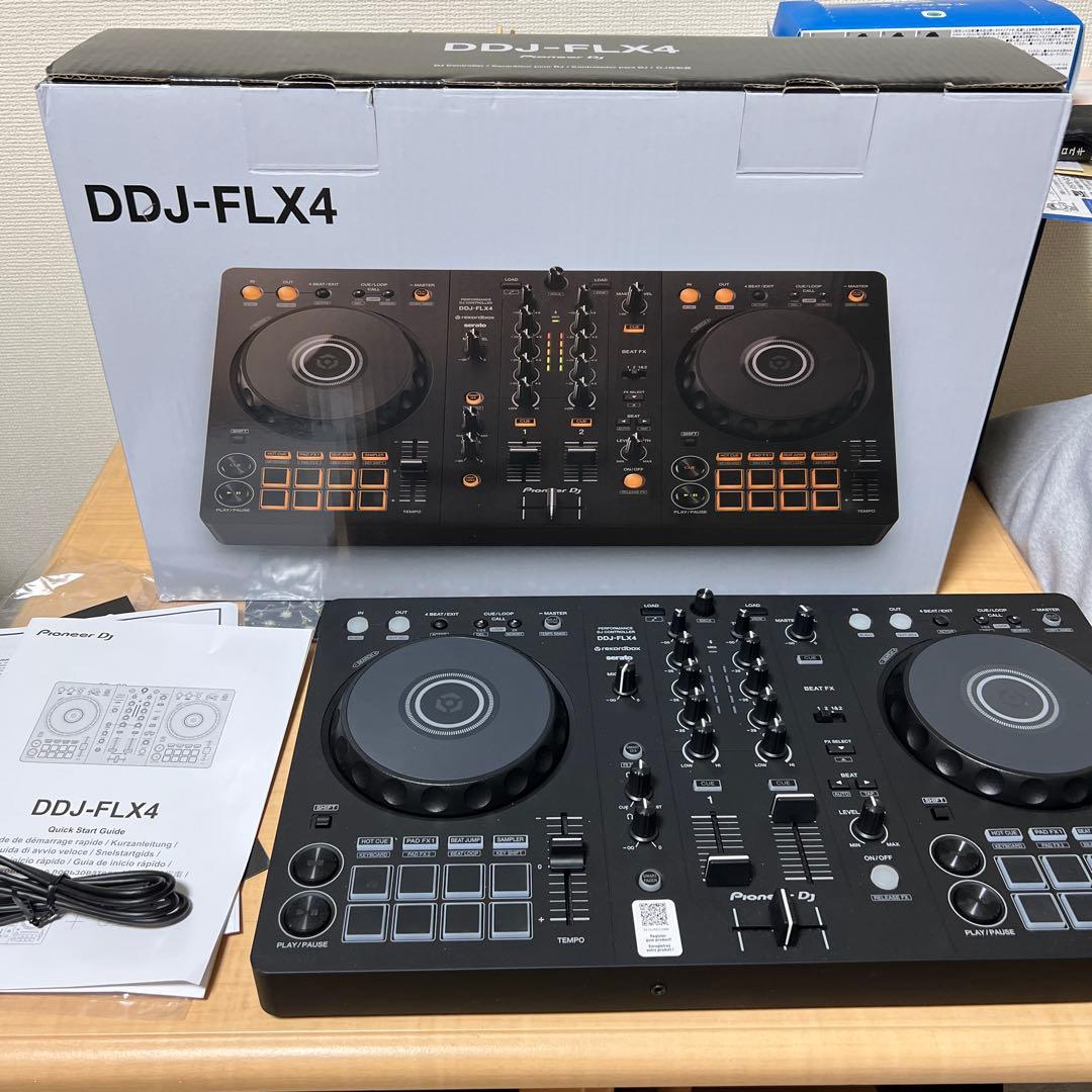 【美品】 PIONEER DJ DDJ-FLX4 DJコントローラー DDJ-FLX4-W - マルチアプリ対応2ch DJコントローラー (White)
