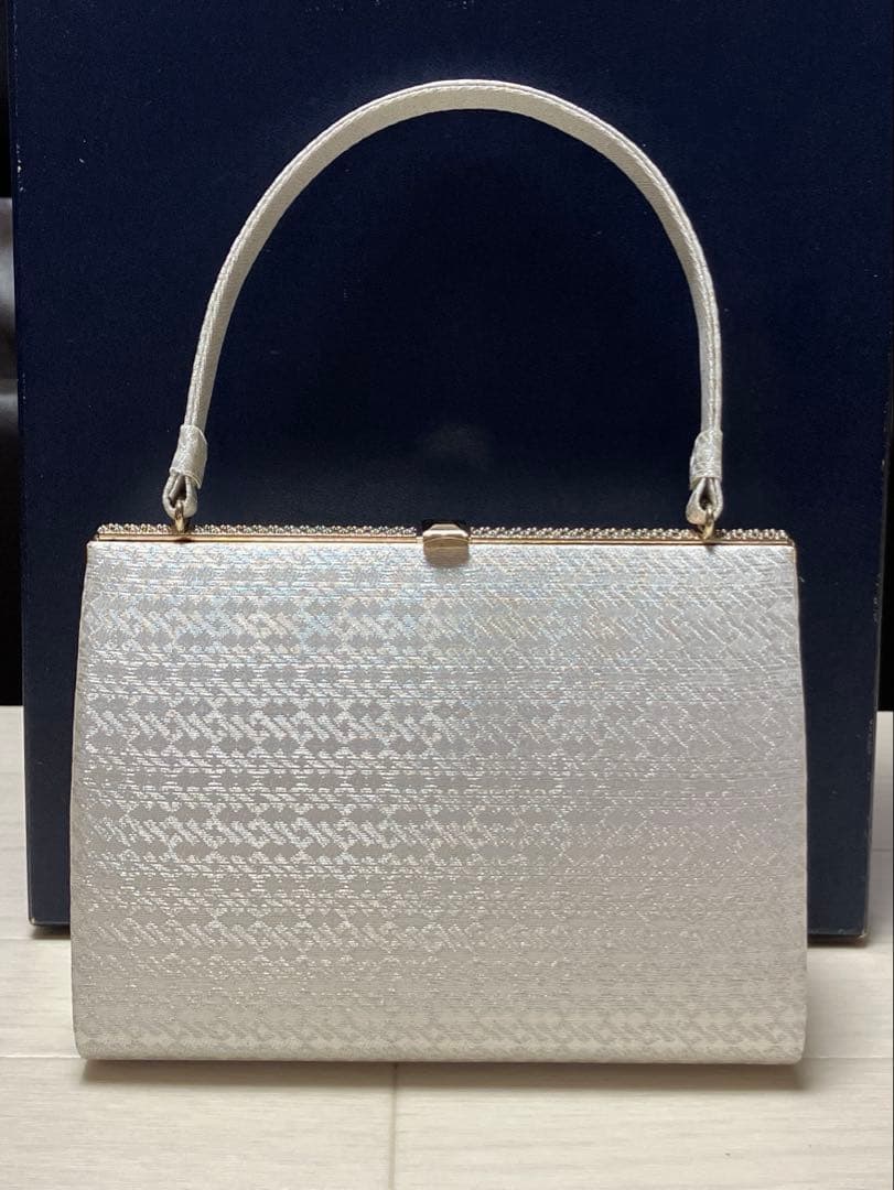 《未使用》草履バッグセット　シルバー