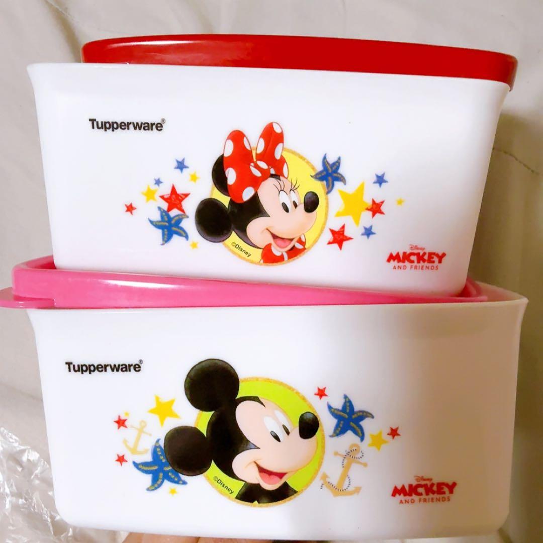 新品・未使用】タッパーウェア ディズニー ミッキー＆ミニー - メルカリ