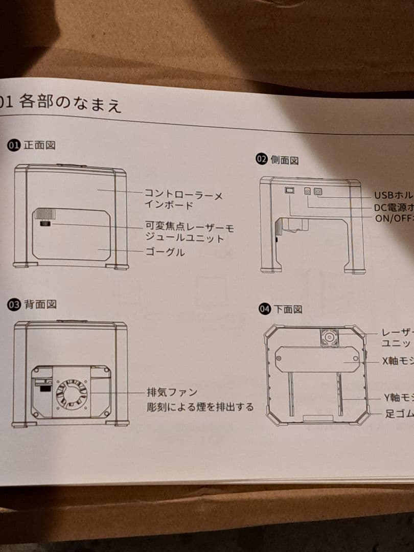 し*う様 家庭用レーザー彫刻機 【美品】WAINLUX 青色レーザー印刷機