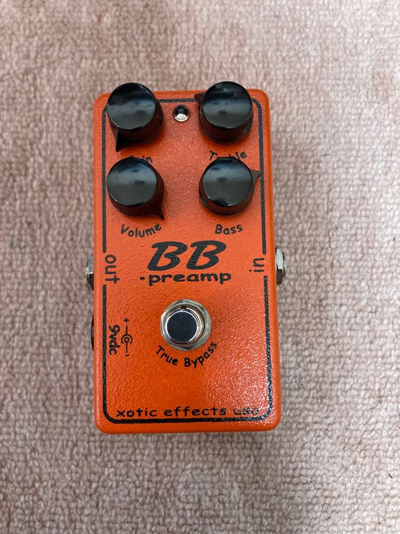 BB-preamp エフェクター XOTIC / BB Preampの特徴と使い方をレビュー。ストラトと相性がいい