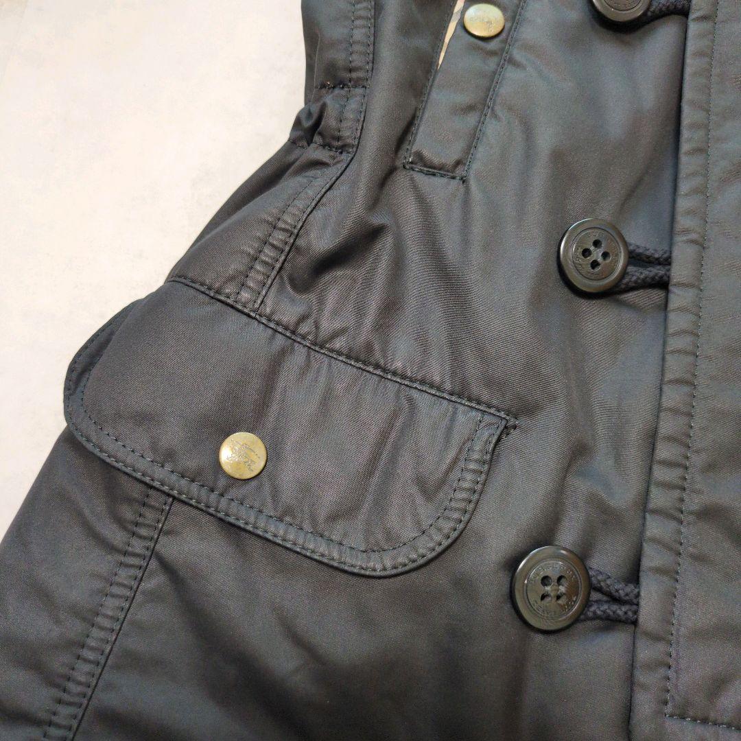 BURBERRY BLUE LABEL✨️ノバチェック裏地 モッズコート 黒 - メルカリ