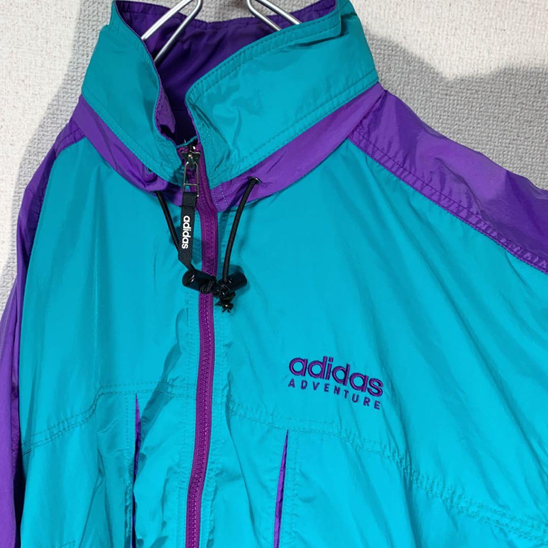 90s adidas ADVENTURE ナイロンジャケット デサント社製 M - メルカリ
