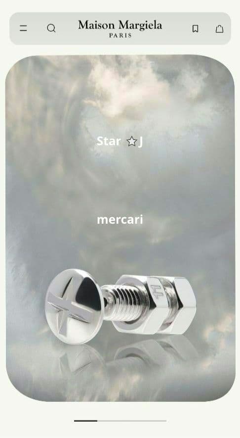 新品・未使用】Maison Margiela ボルト&ナットスクリューピアス - メルカリ