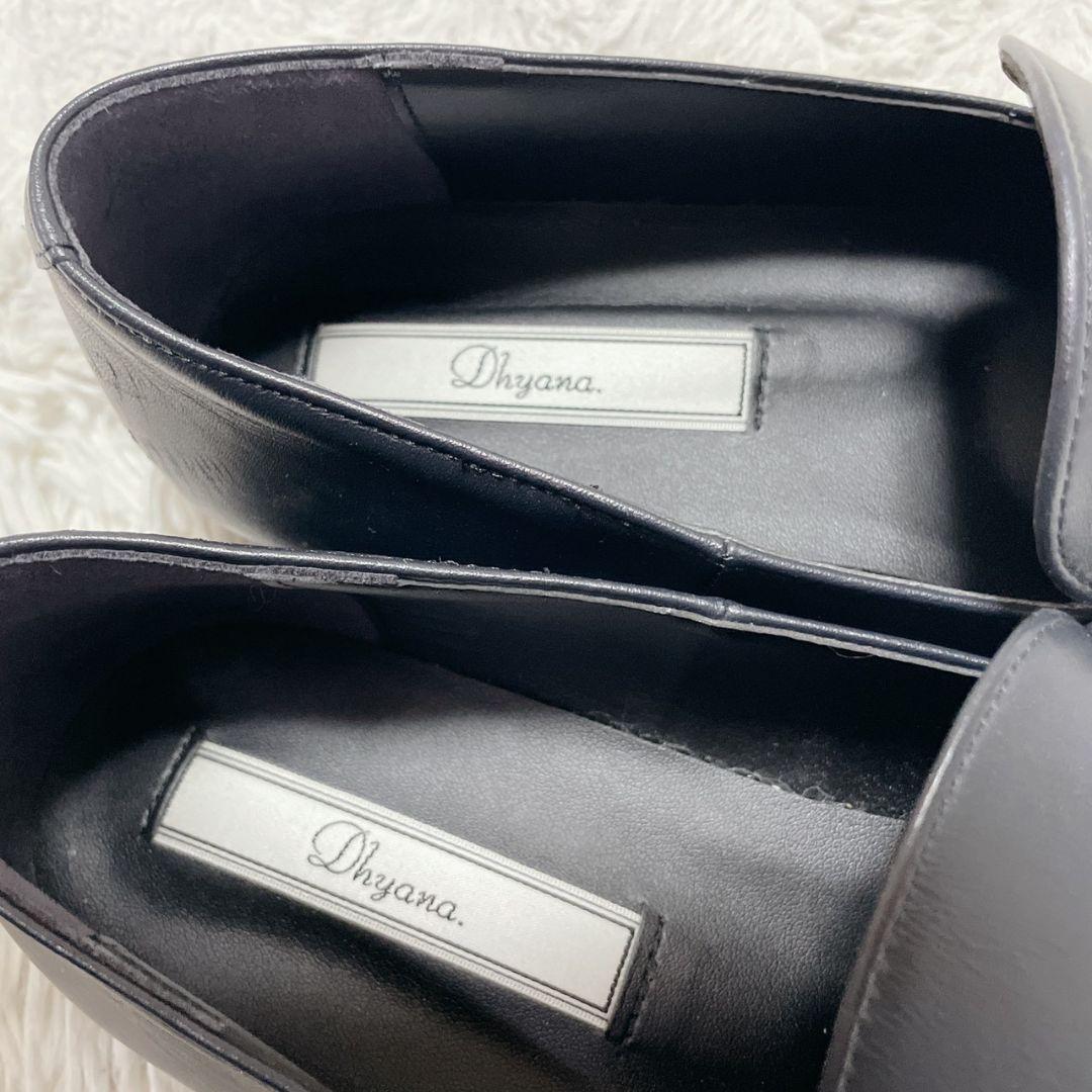 DHYANA ネイビー ローファー 24.0cm フォーマル レディース