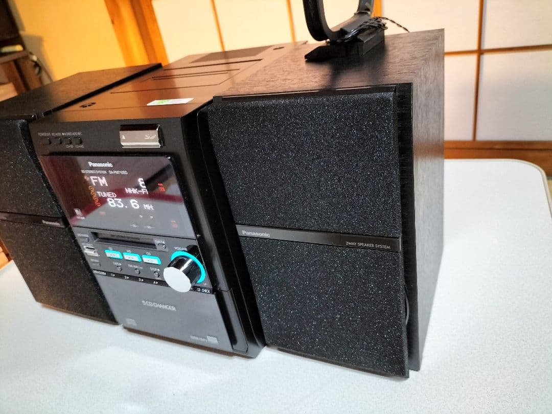 panasonicミニコンポSA-PM710SD リモコン取扱い説明書付き - メルカリ