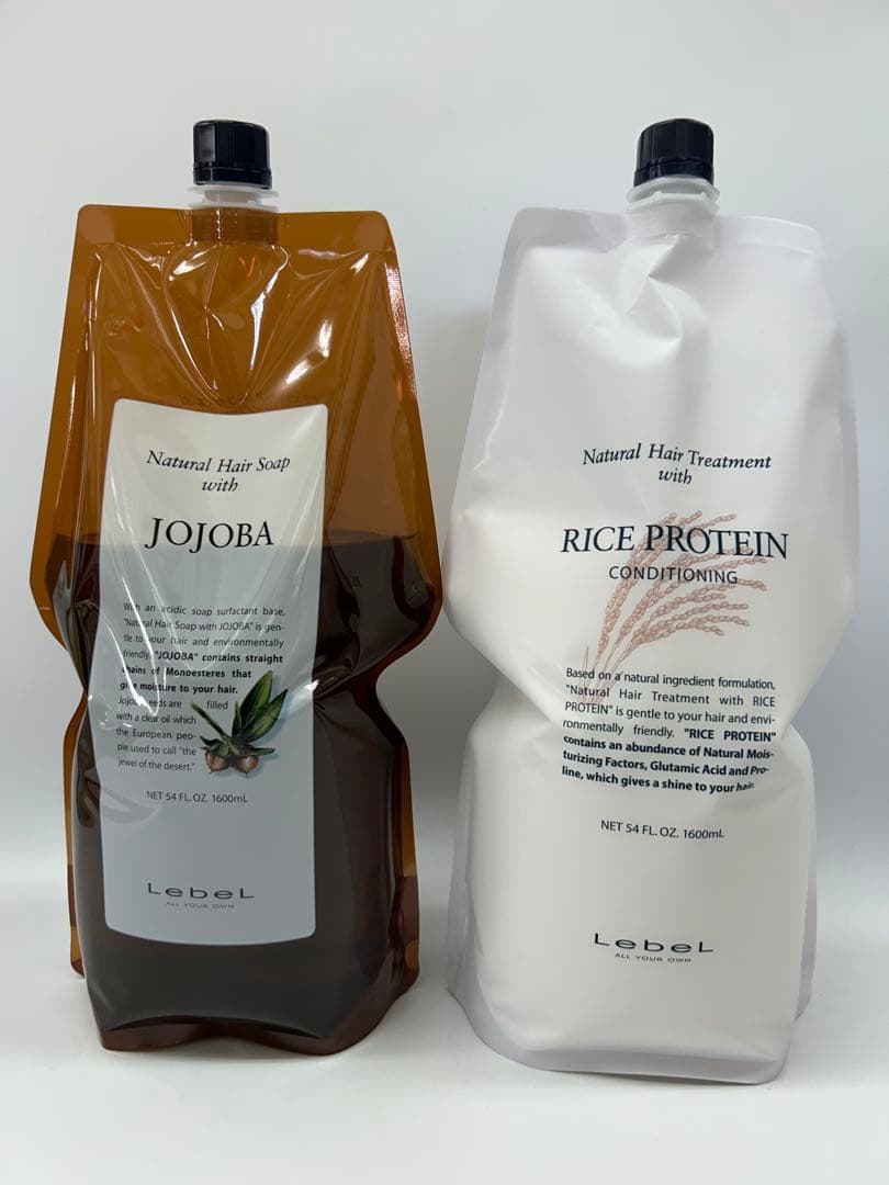 ルベル ナチュラルヘアソープ、トリートメント1600ml詰替セット - メルカリ