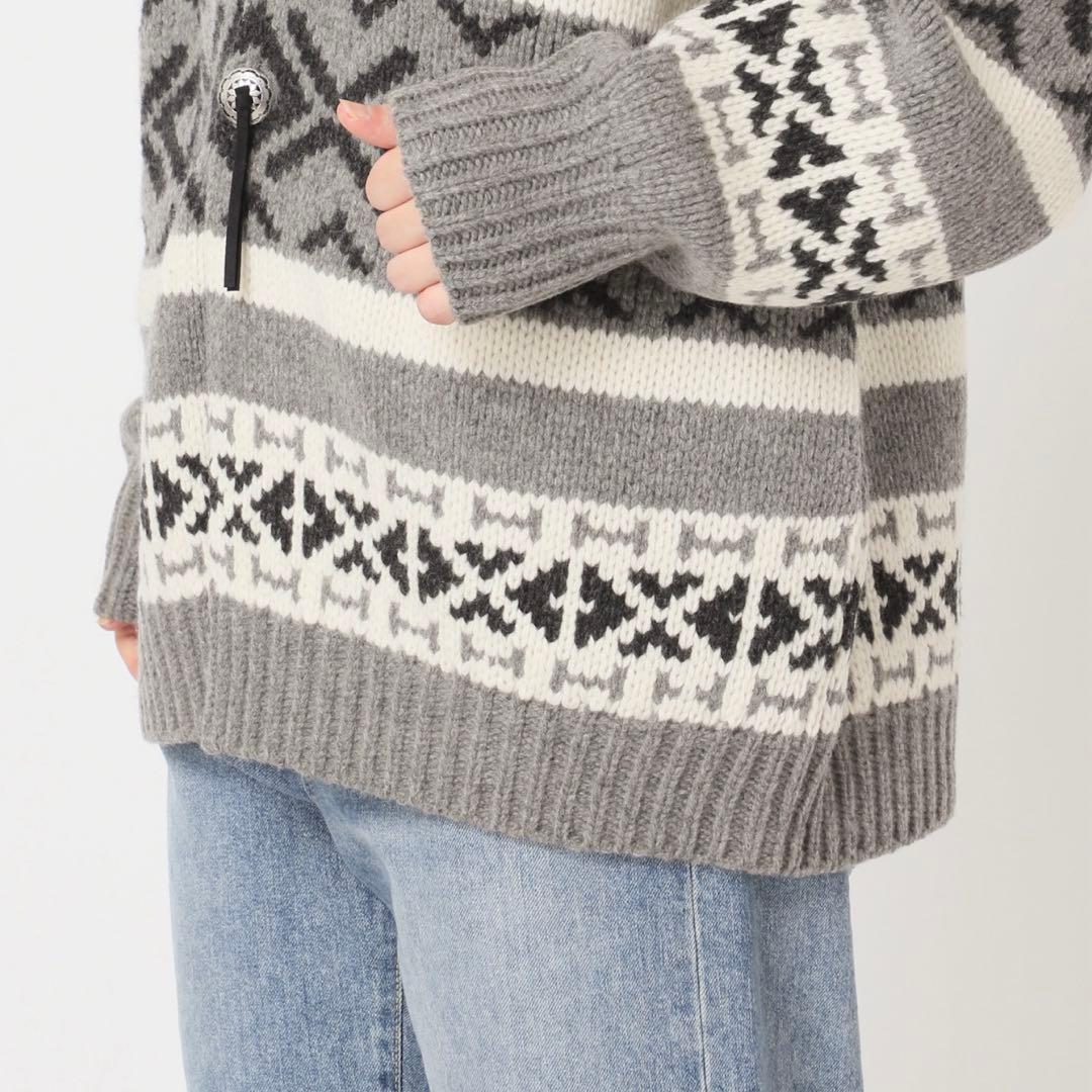 《超美品》FRAMeWORK Spick &Span ジャガードカーディガン