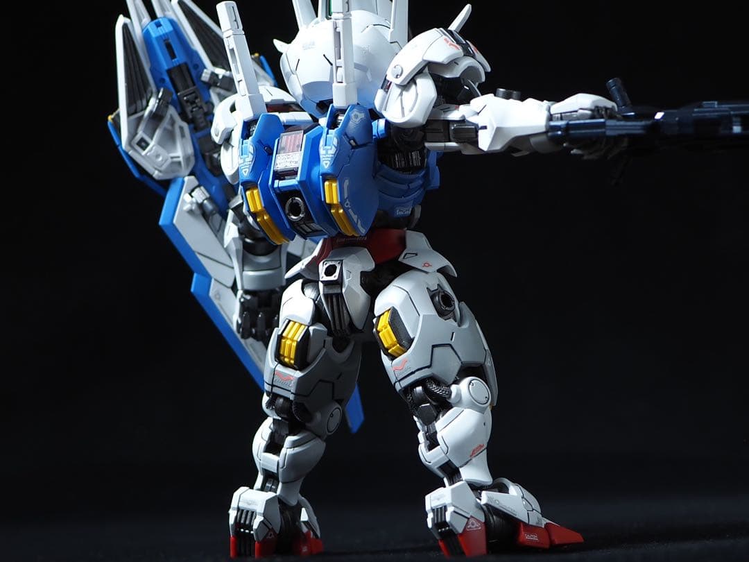 mgsd ガンダムエアリアル 全塗装 完成品 塗り分け mgsd エアリアル