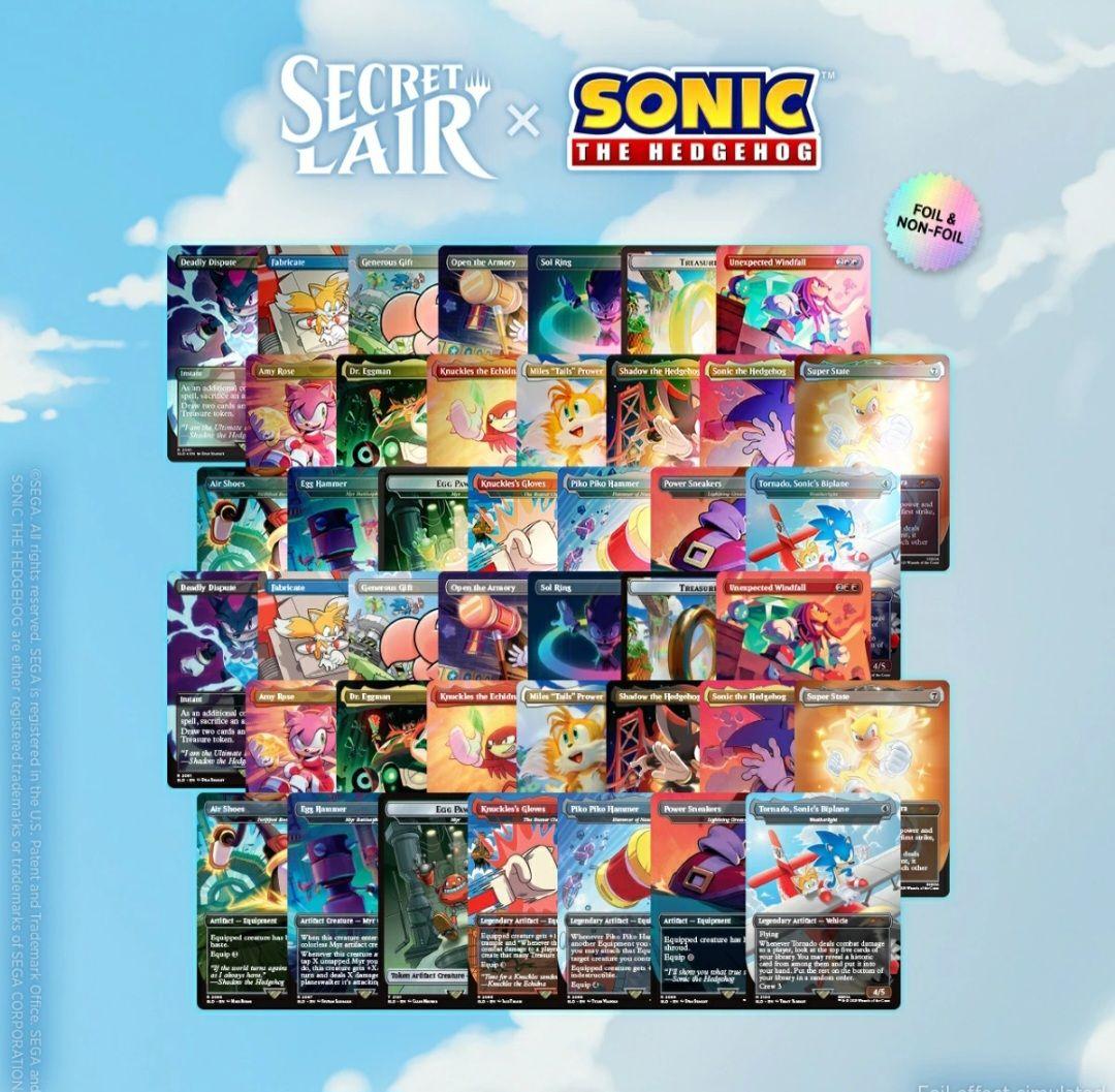 MTG シークレットレイヤー ソニック 100% Complete Bundle Secret Lair x ソニック・ザ・ヘッジホッグ』のボーナス枠である《統率